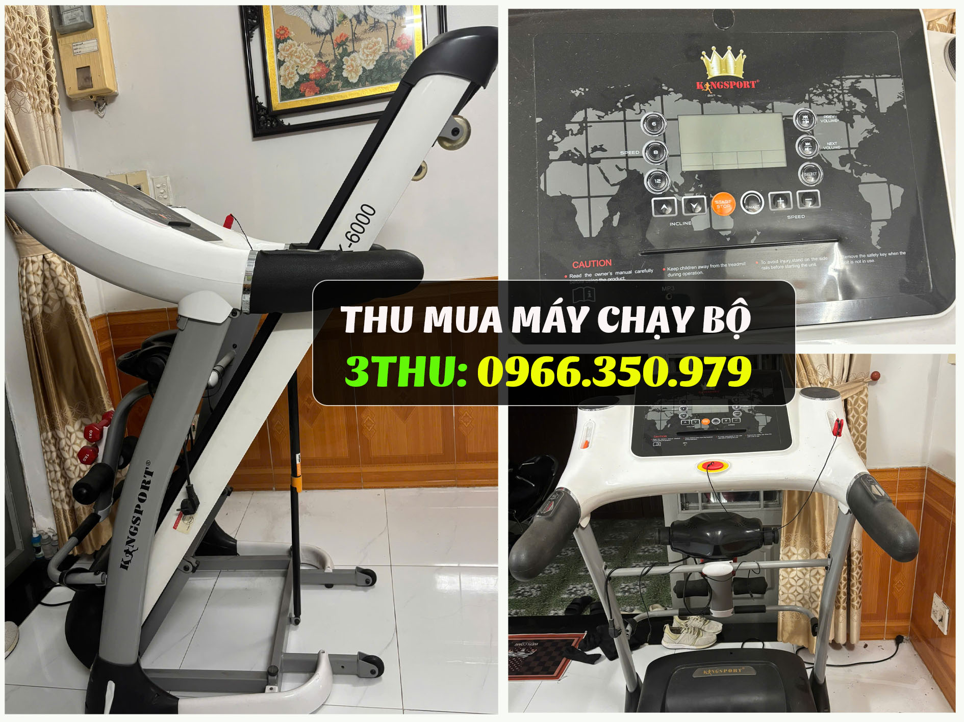 Thu mua máy chạy bộ cũ, máy chạy bộ gấp gọn tại nhà giá cao